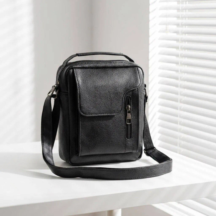 کیف مردانه چرم مصنوعی اداری و روزمره بند بلند