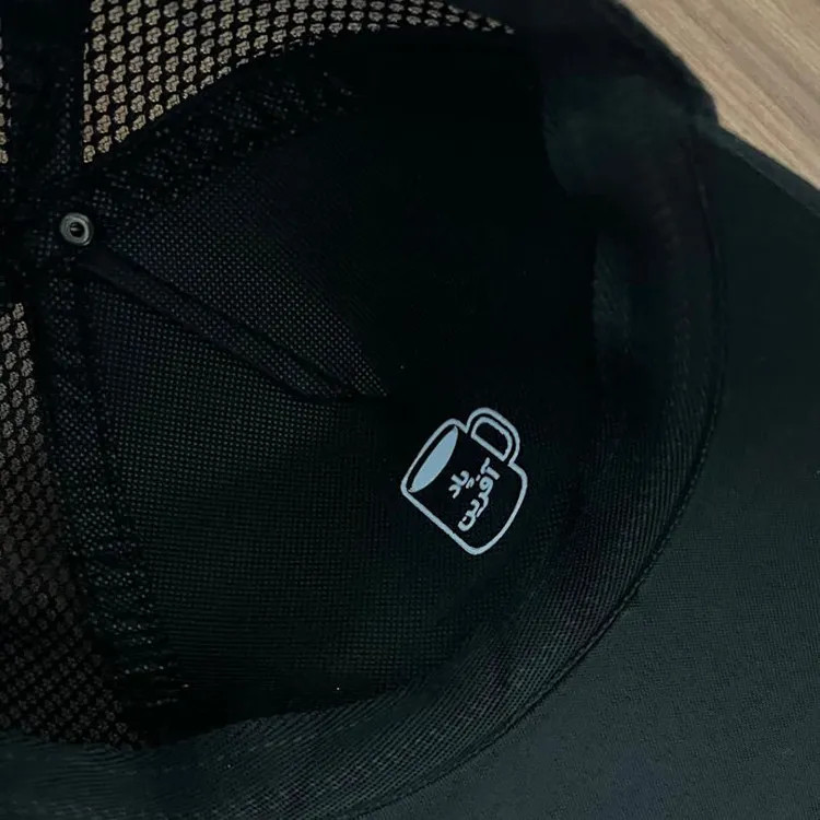 کلاه کپ پاد آفرین مدل نقش و نگار ایرانی کد 640 جنس کتان قابل تنظیم مناسب فصل های مختلف