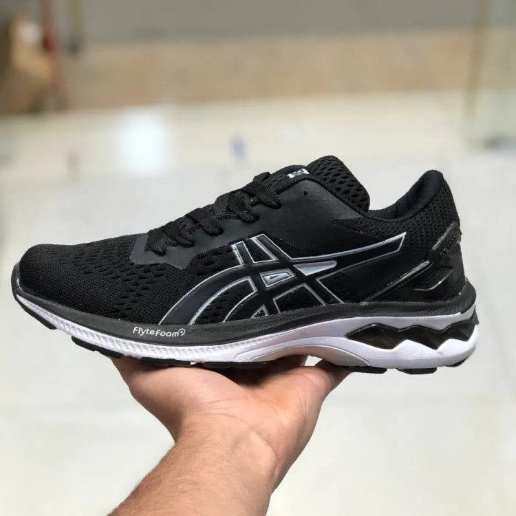 کفش اسپرت مردانه اسیکس مدل Gel مشکی سفید